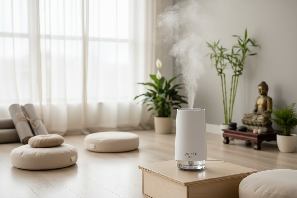 Portable Ultrasonic Humidifier for Small Rooms - Easy Clean Design (250ML)