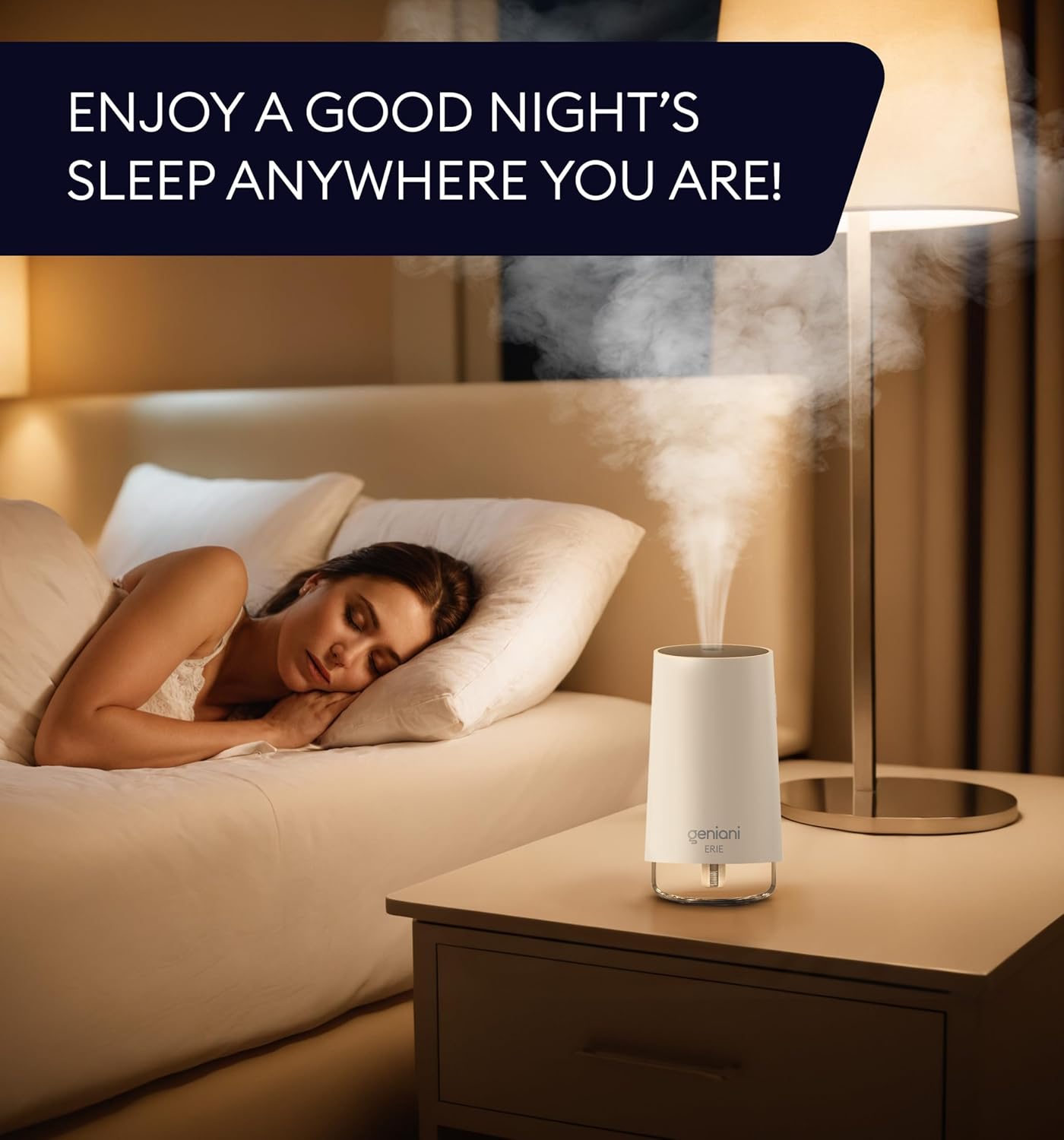 Portable Ultrasonic Humidifier for Small Rooms - Easy Clean Design (250ML)