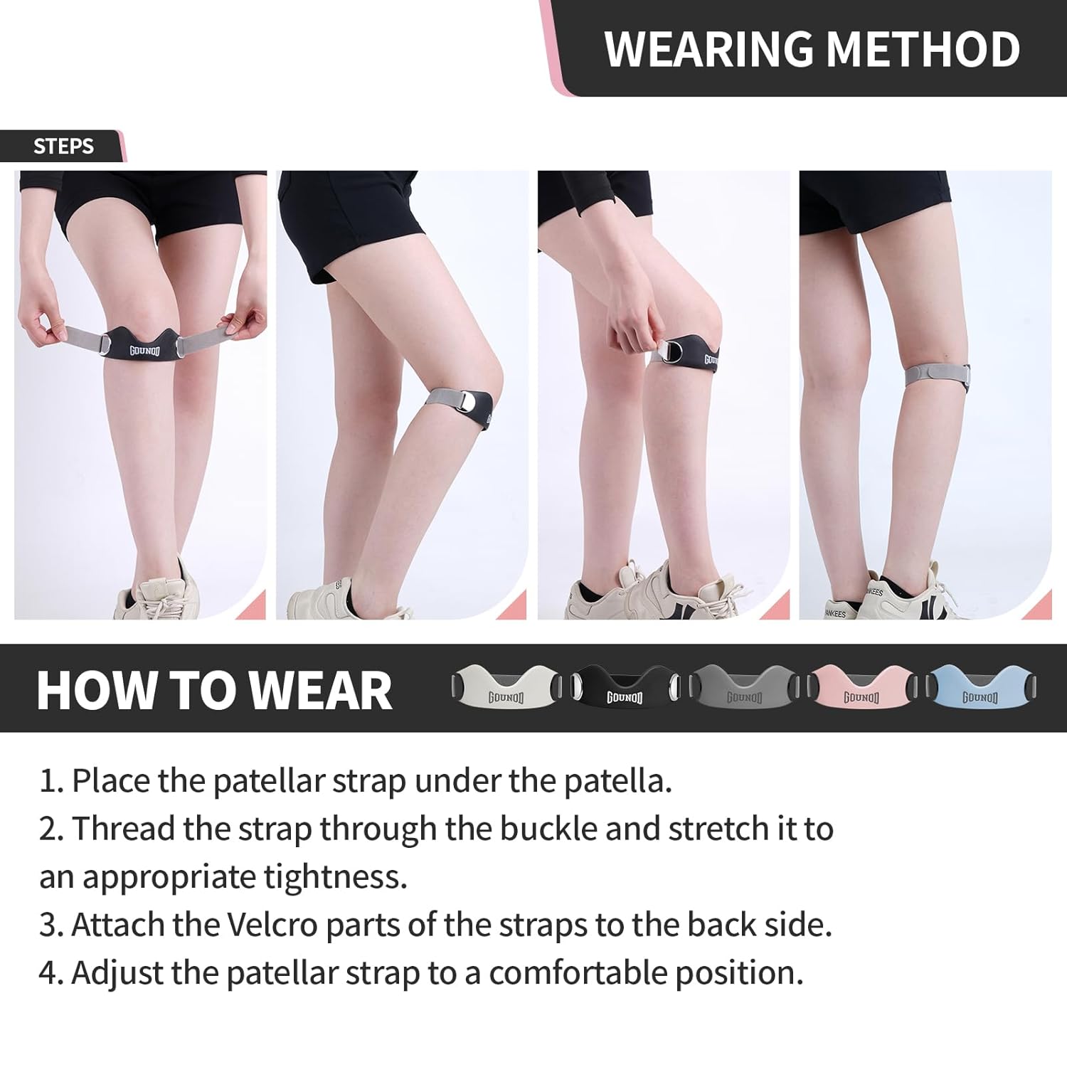 Silicone Knee Support Strap - Fast Pain Relief for Active Lifestyles 