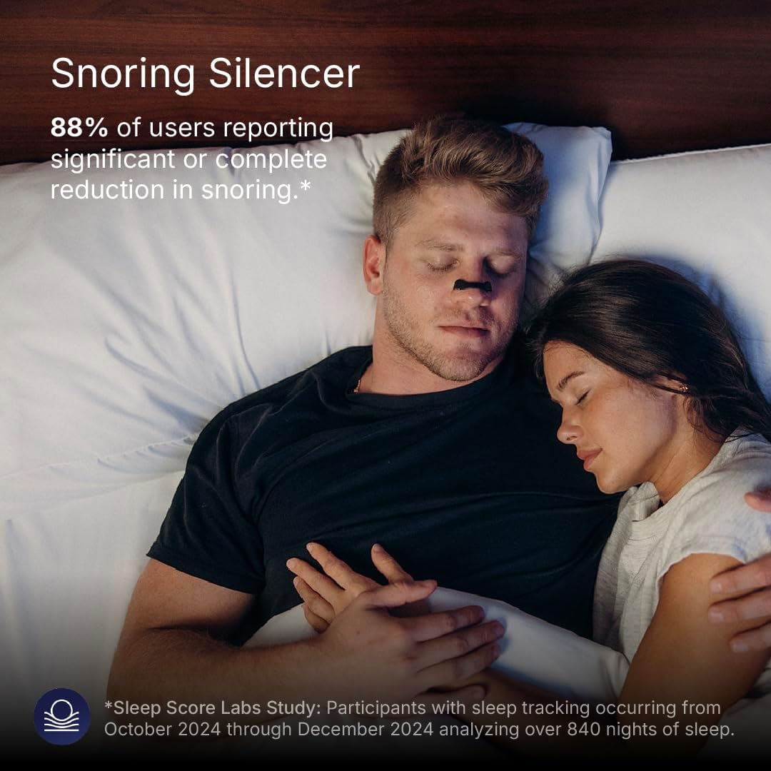 SleepEase Magnetic Anti-Snoring Nasal Clips - Drug-Free Snoring Solution for Better Sleep